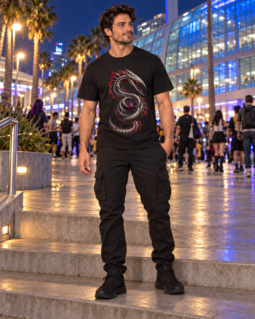 Blackstar Leviathan Graphic Tee, worn on model