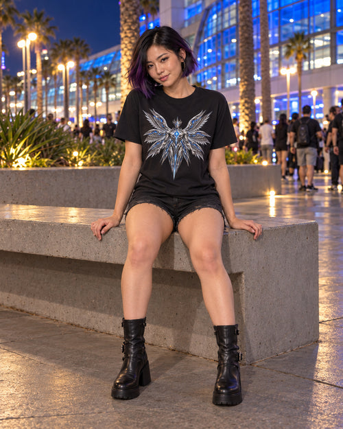 Mercury Seraph Graphic Tee, worn on model