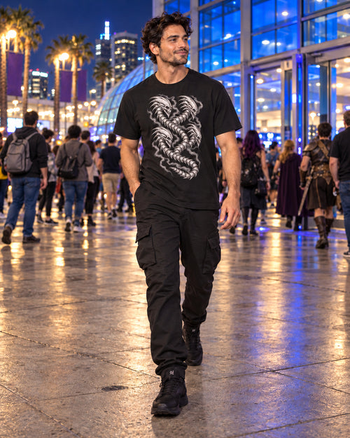 Dragon Ocho Graphic Tee, worn on model