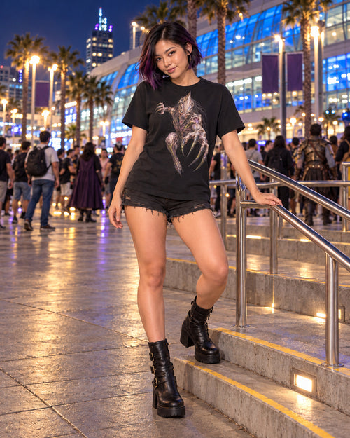 Breachborn Graphic Tee, worn on model
