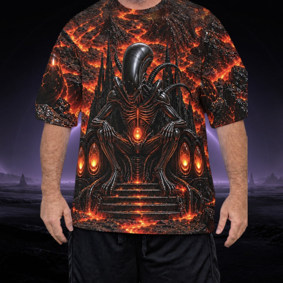 Cinder Throne Dominion, worn (on model)