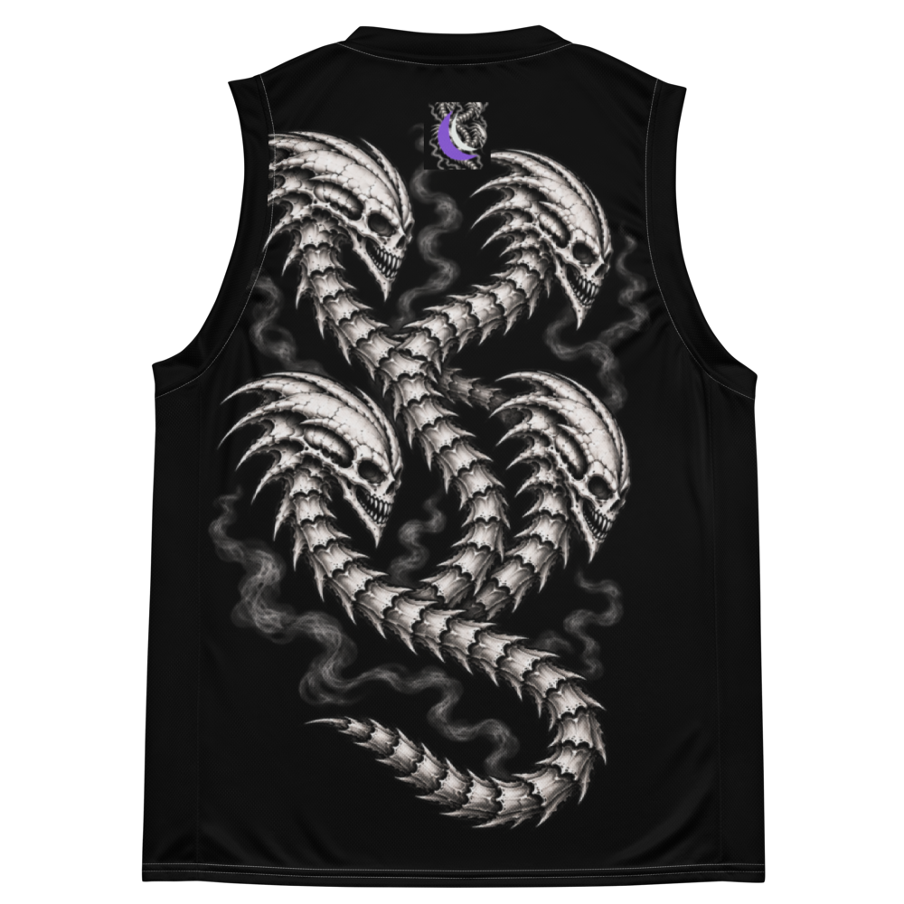 Dragon Ocho Basketball Jersey, back