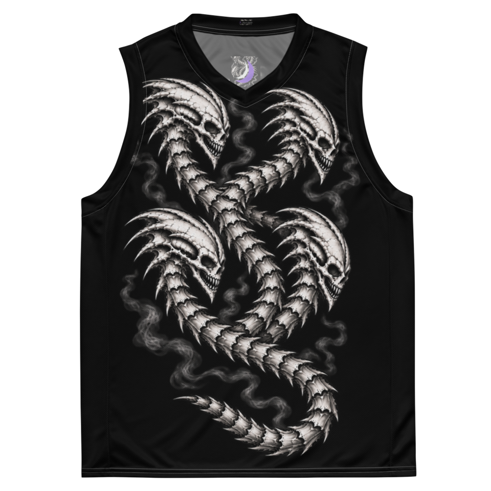 Dragon Ocho Basketball Jersey, front