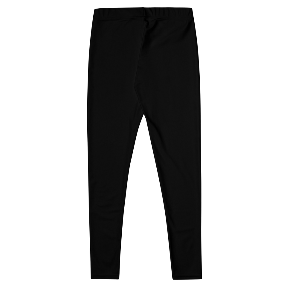 Solid Black Leggings, back
