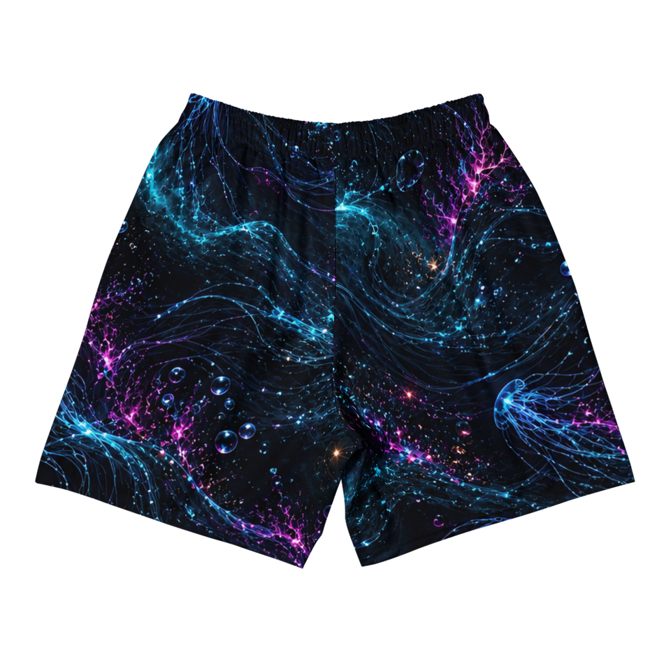 Abyssal Bloom Reliquary Terrain Athletic Shorts, back