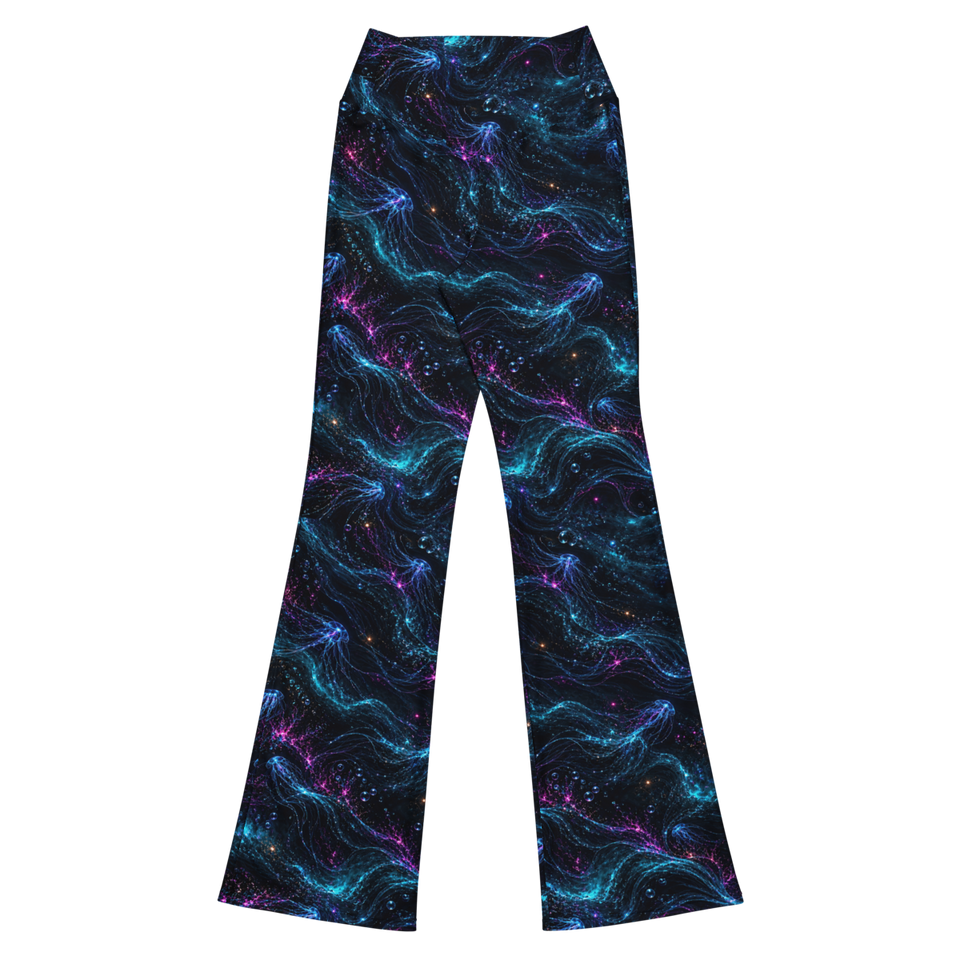 Abyssal Bloom Reliquary Terrain Flare Leggings, back