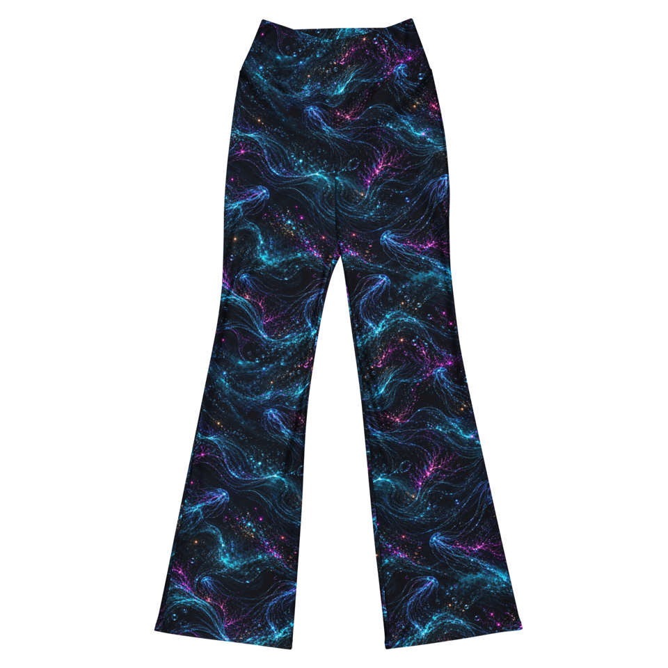 Abyssal Bloom Reliquary Terrain Flare Leggings, front