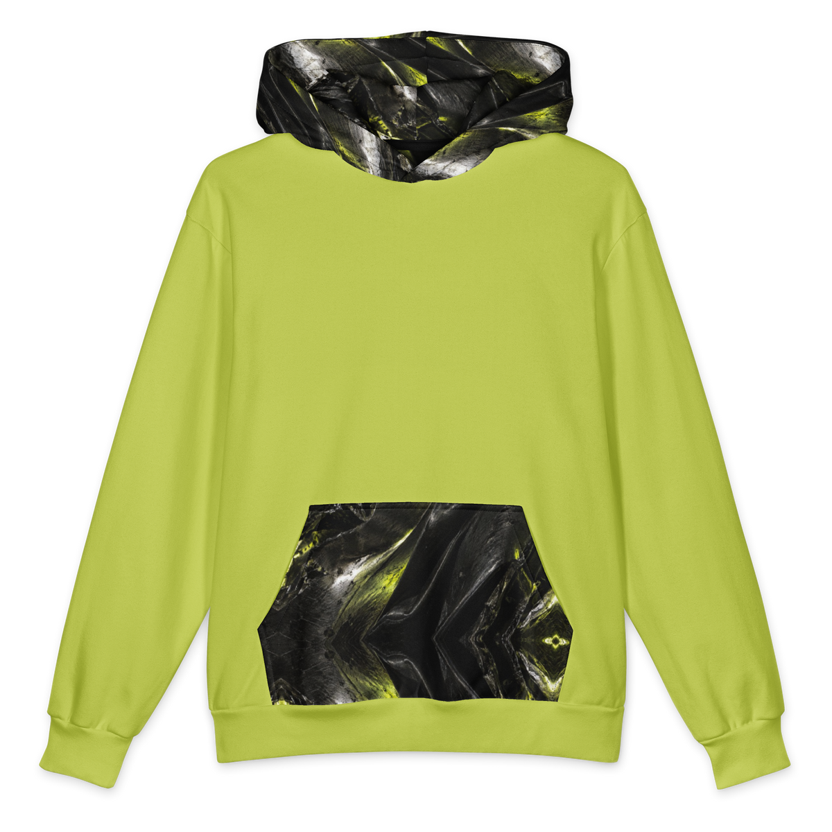 Acid Pressure Acid Lime Terrain Hoodie all-over print oversized hoodie, front