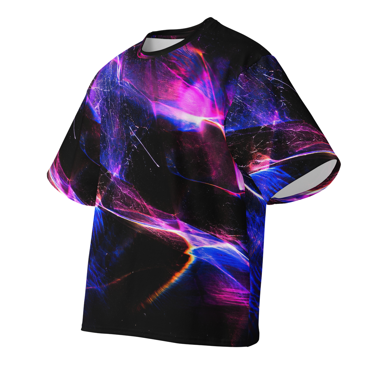 Afterimage Terrain all-over print oversized tee, front