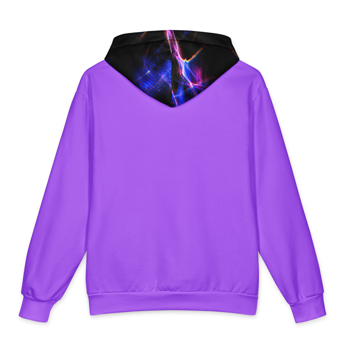 Afterimage Ultraviolet Terrain Hoodie all-over print oversized hoodie, back