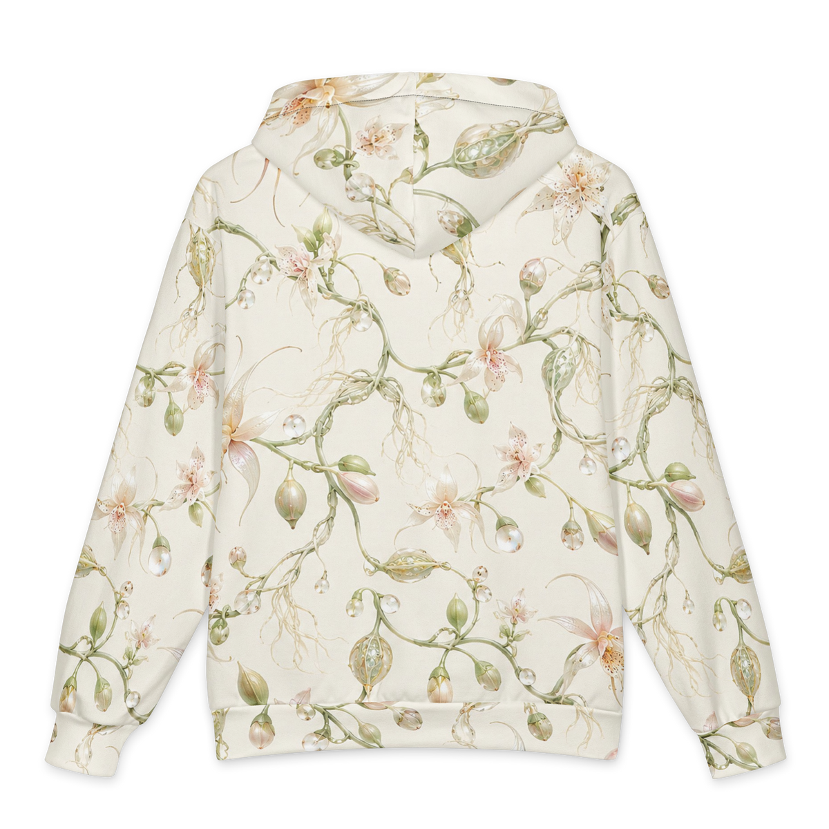 Alien Orchid Sanctuary Terrain Hoodie all-over print oversized hoodie, back