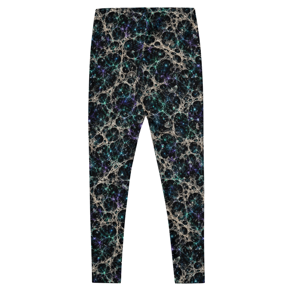 Mycelium Cathedral Web Terrain Leggings, back