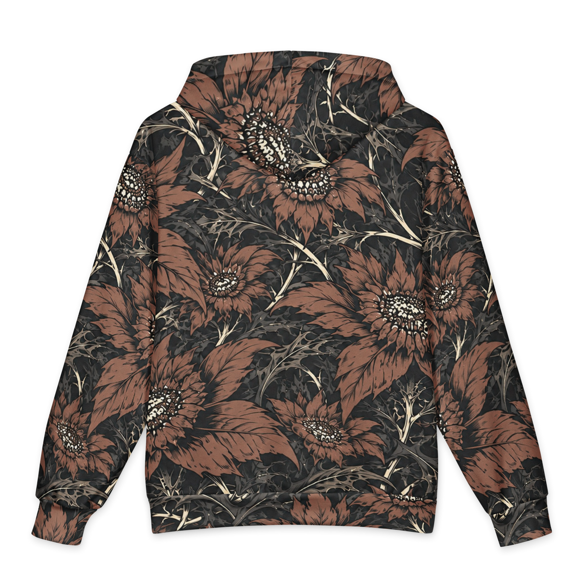 Magnetar Garden Terrain all-over print oversized hoodie, back
