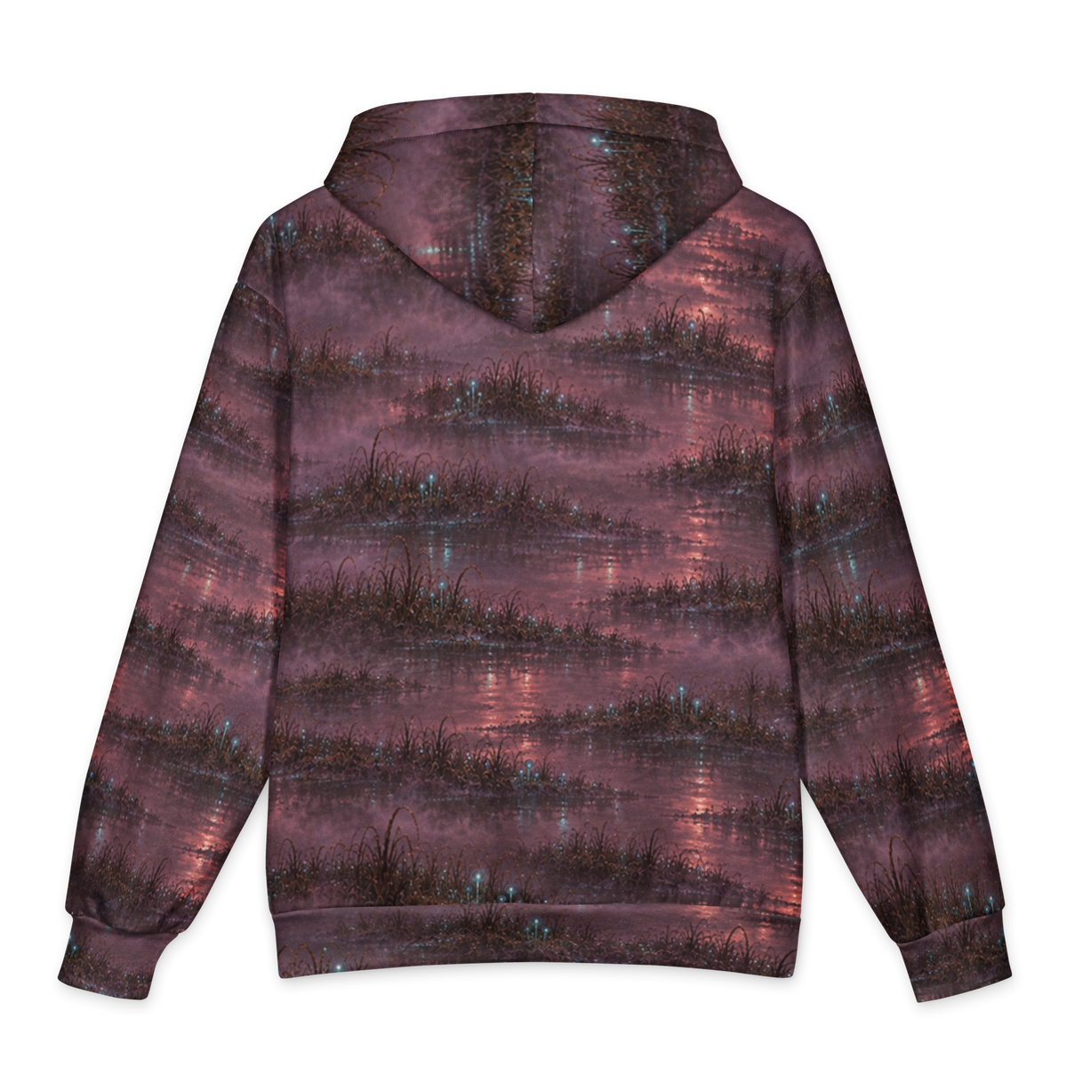 Veil Witch Terrain Hoodie all-over print oversized hoodie, back