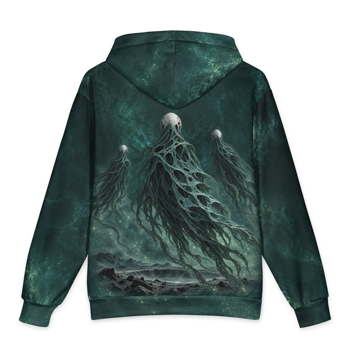 Night Choir Hoodie all-over print oversized hoodie, back