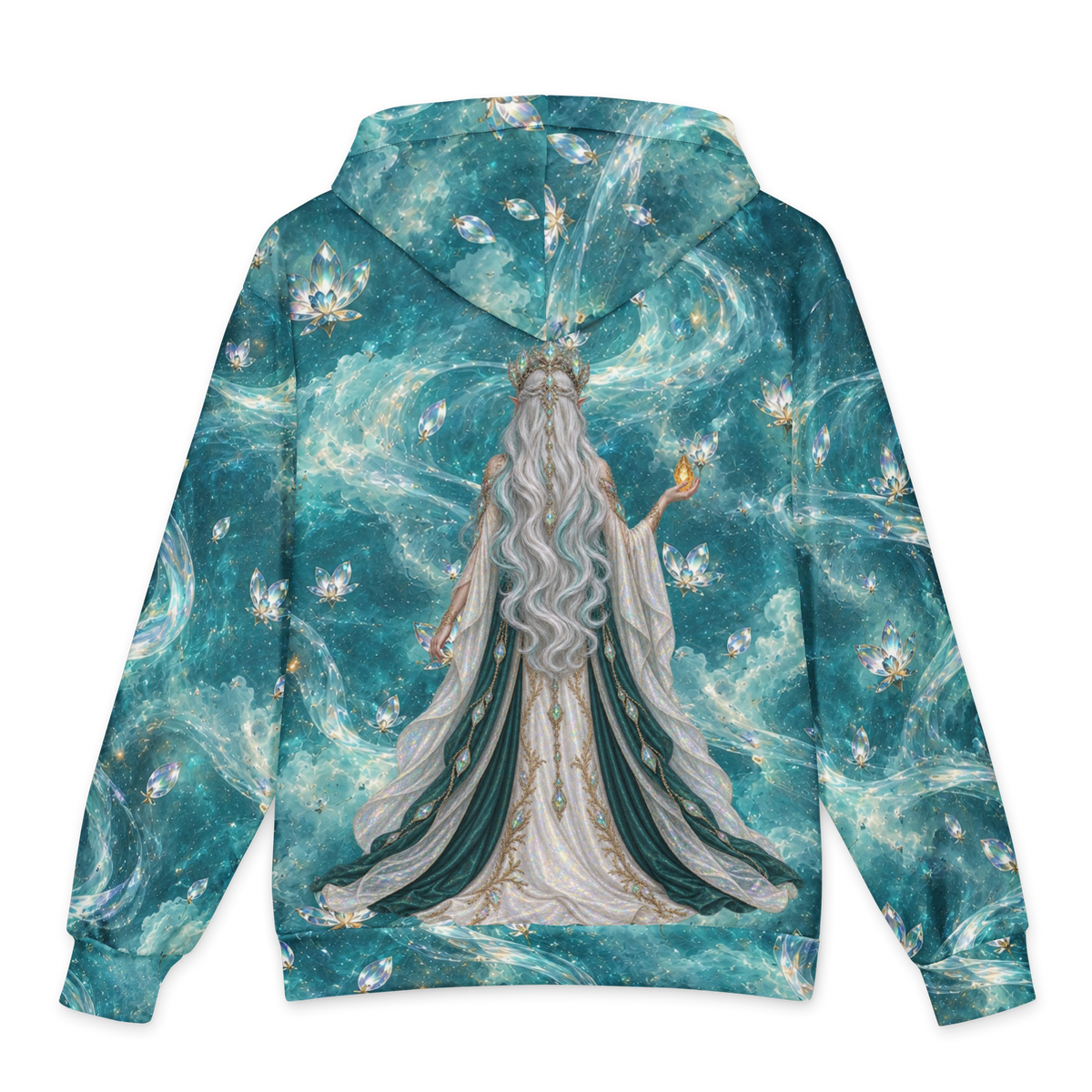 Prism Oracle Hoodie all-over print oversized hoodie, back
