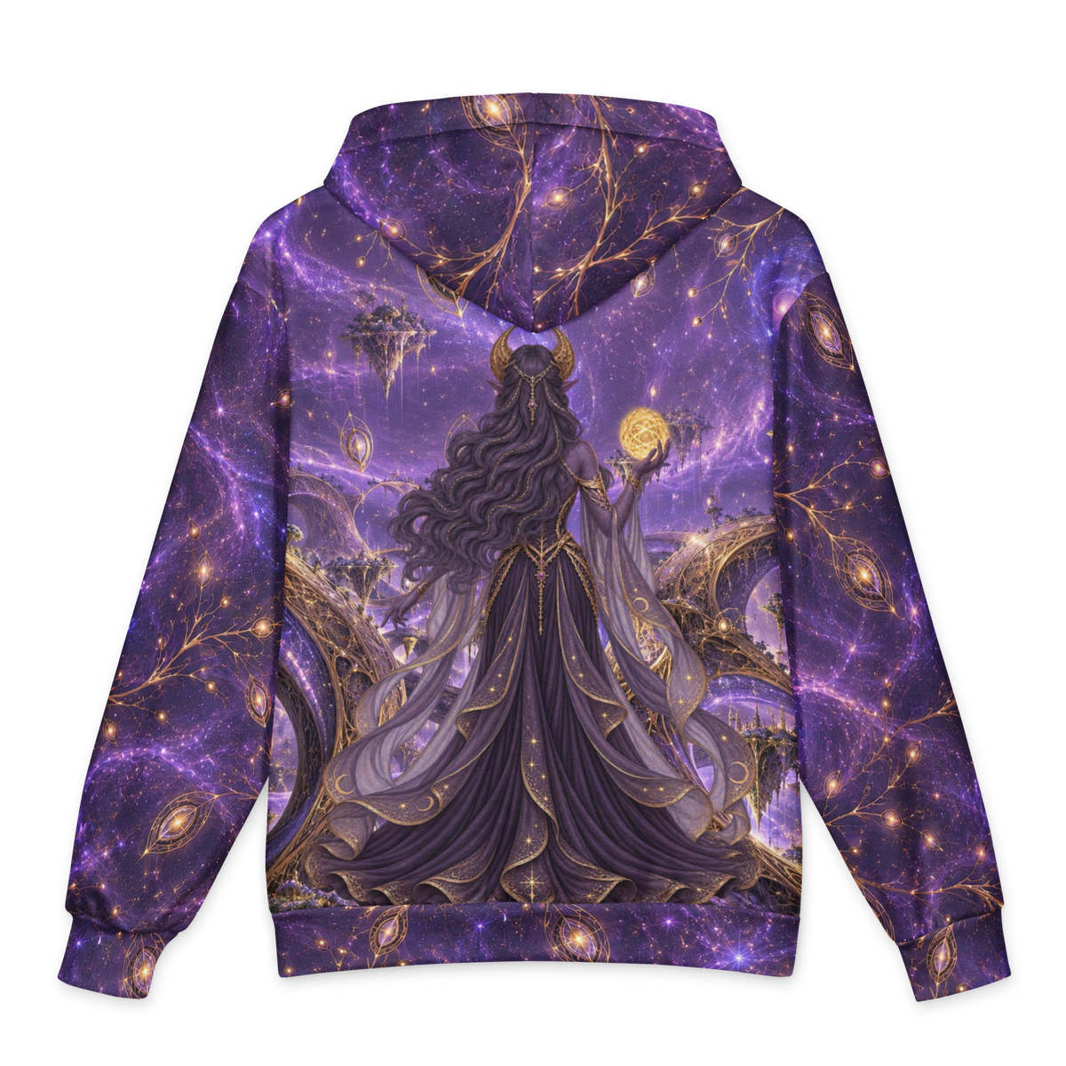Eclipse Weaver Hoodie all-over print oversized hoodie, back