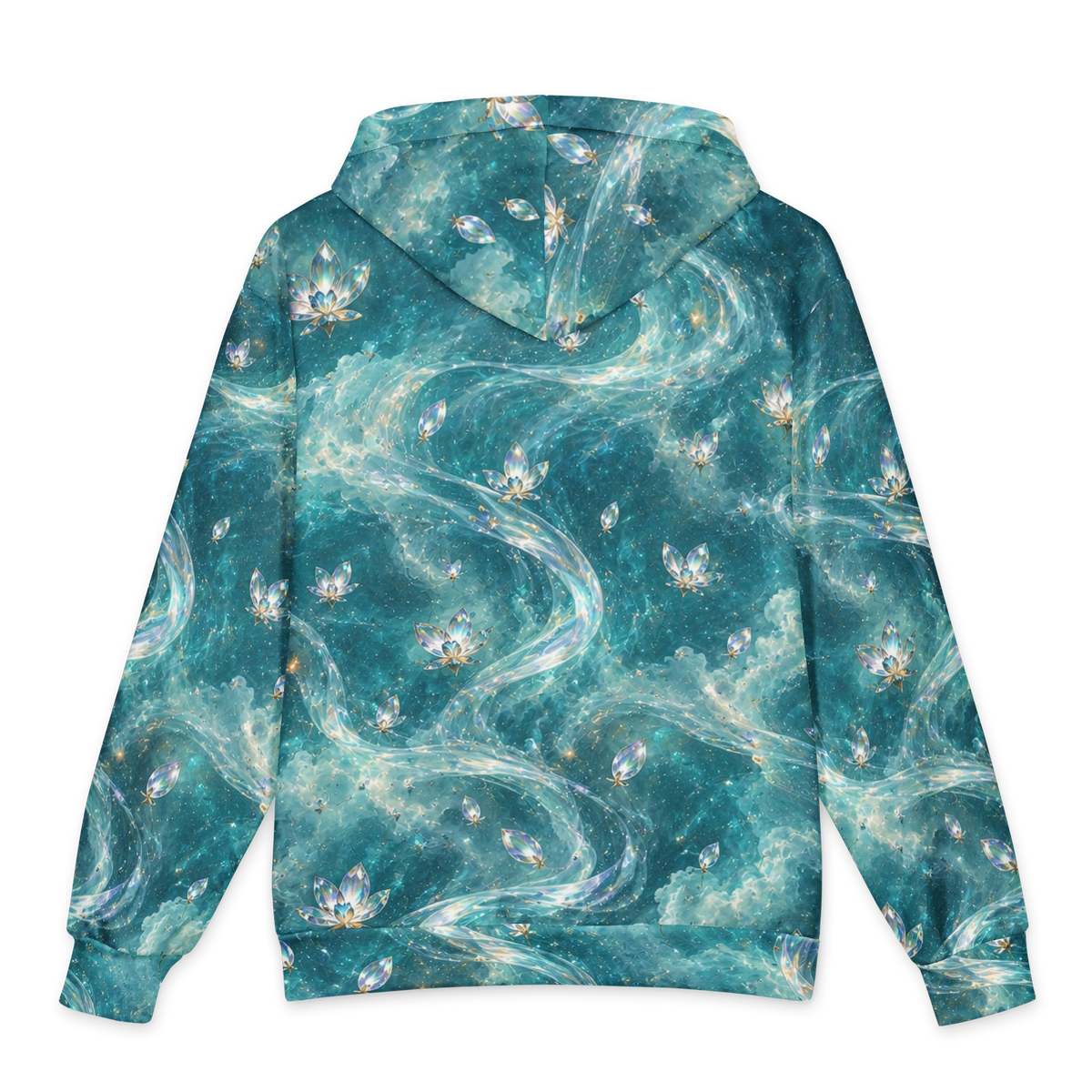Prism Oracle Terrain Hoodie all-over print oversized hoodie, back