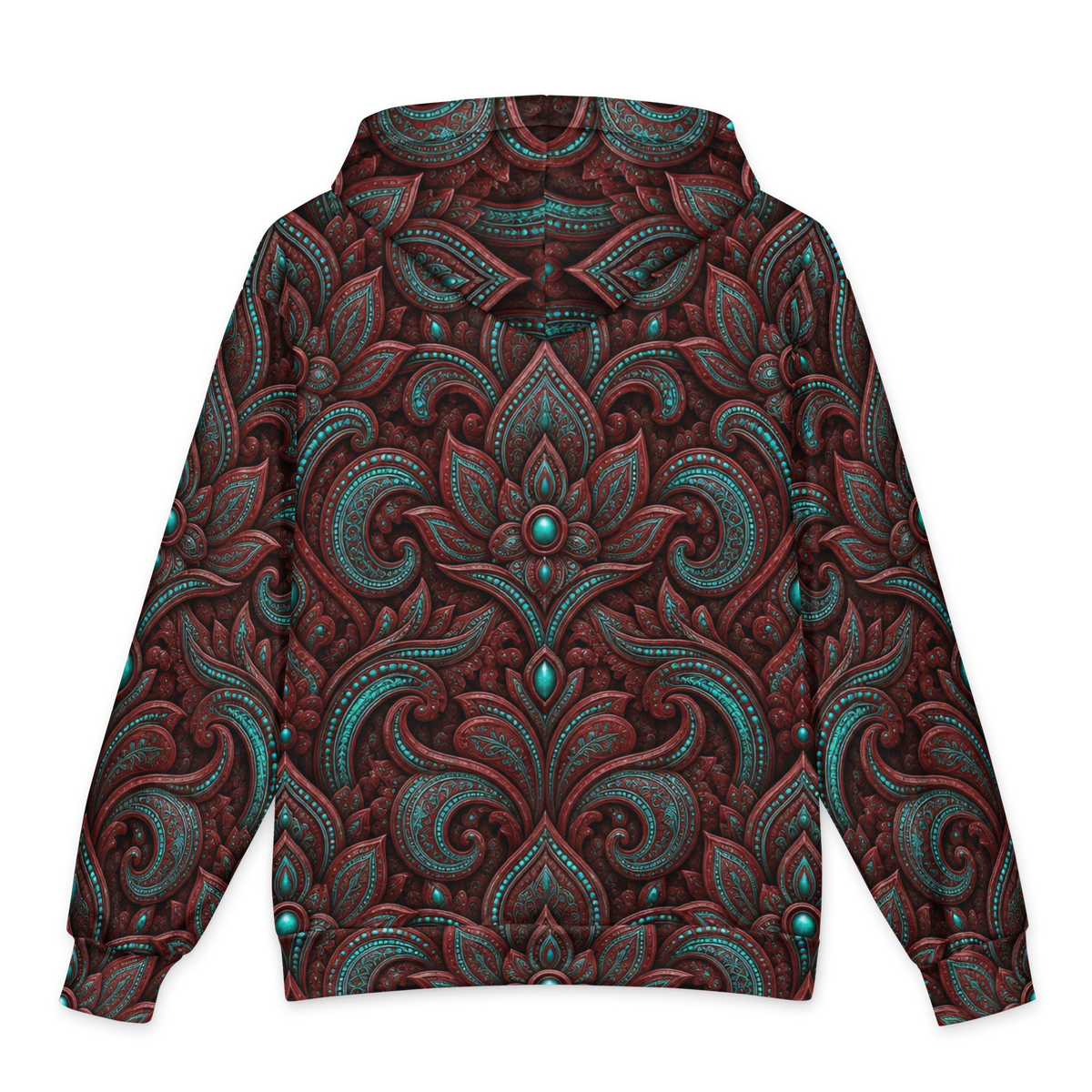 Raina Terrain Hoodie all-over print oversized hoodie, back