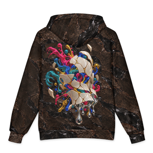 Lucid Detonation Hoodie all-over print oversized hoodie, back