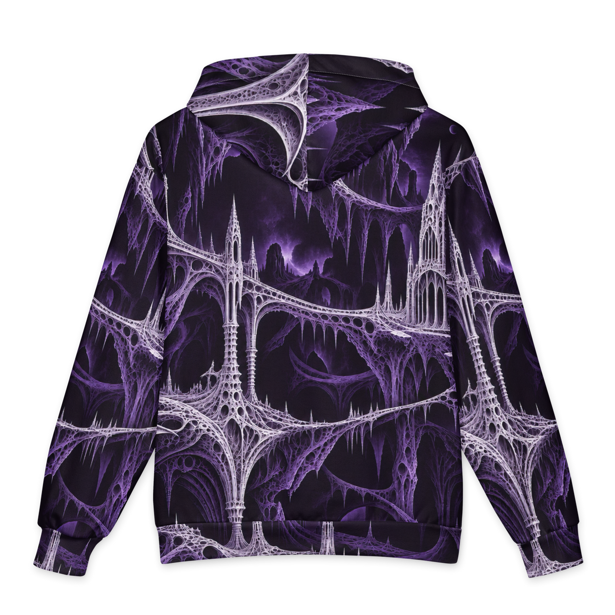 Black Chapel Violet Terrain Hoodie all-over print oversized hoodie, back