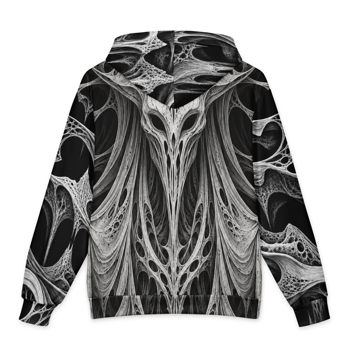 Wraithskin Obsidian Hoodie all-over print oversized hoodie, back