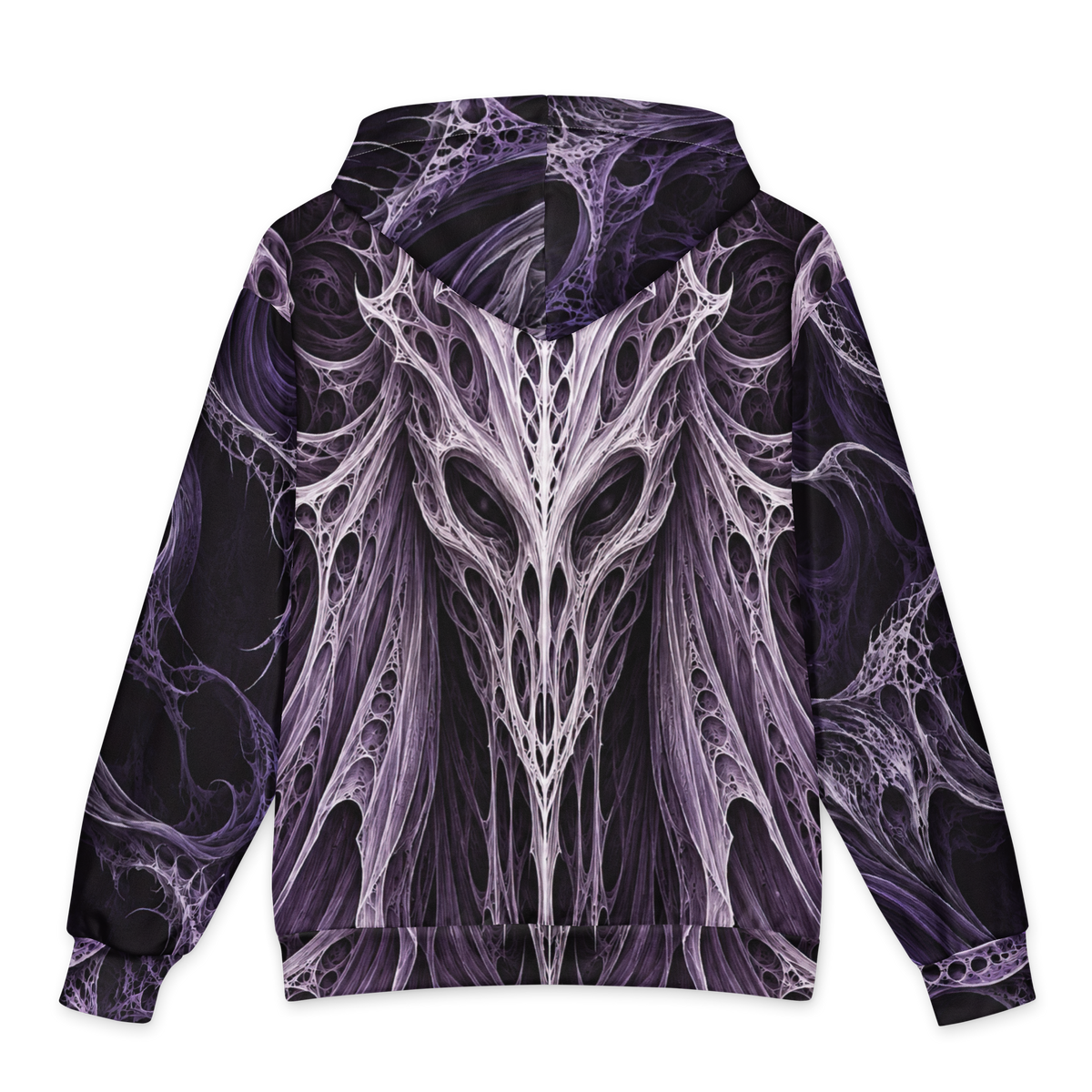 Wraithskin Violet Hoodie all-over print oversized hoodie, back
