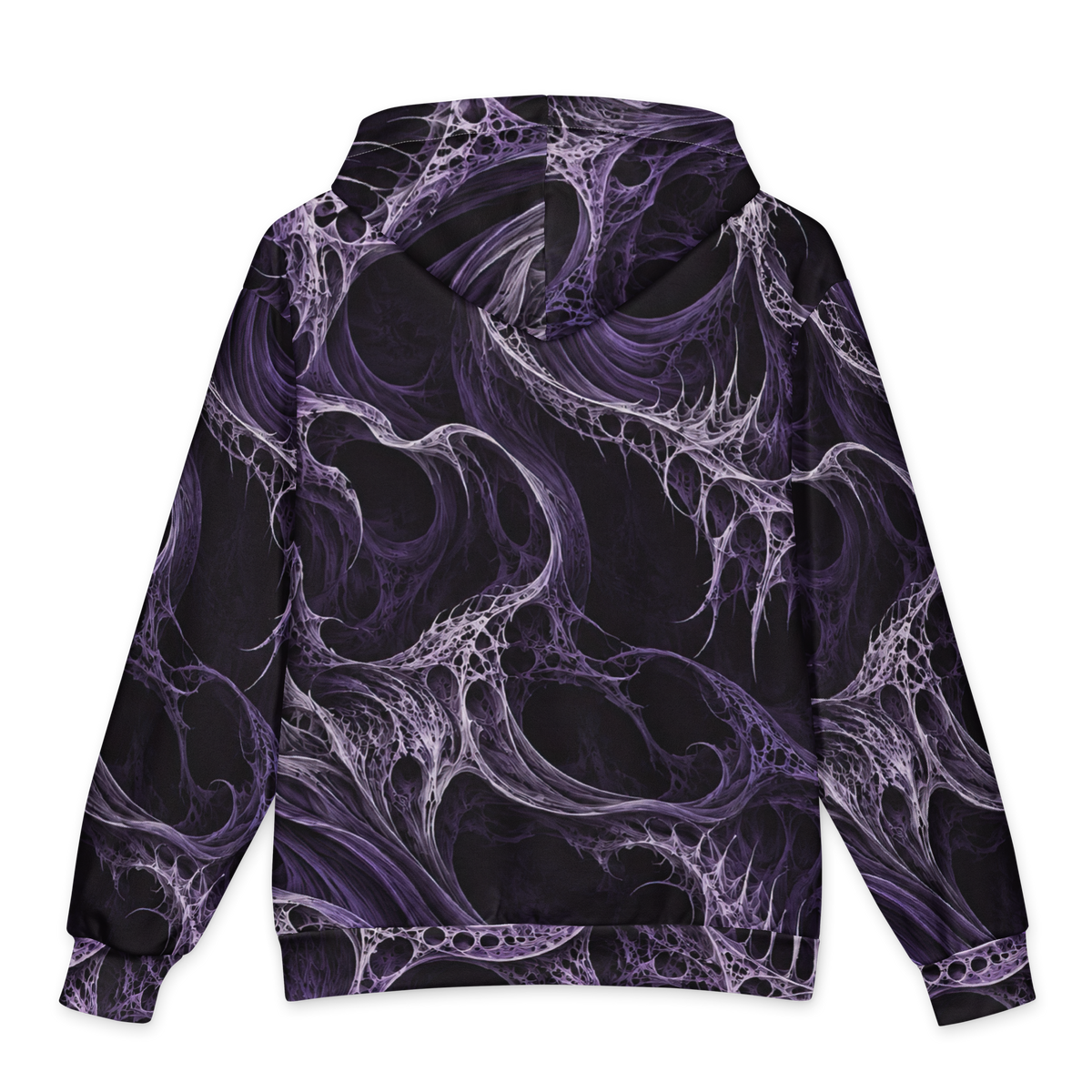 Wraithskin Violet Terrain Hoodie all-over print oversized hoodie, back