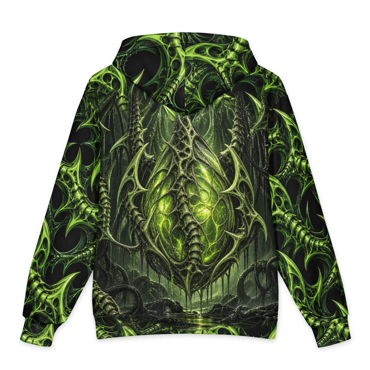 Venom Lace Hoodie all-over print oversized hoodie, back
