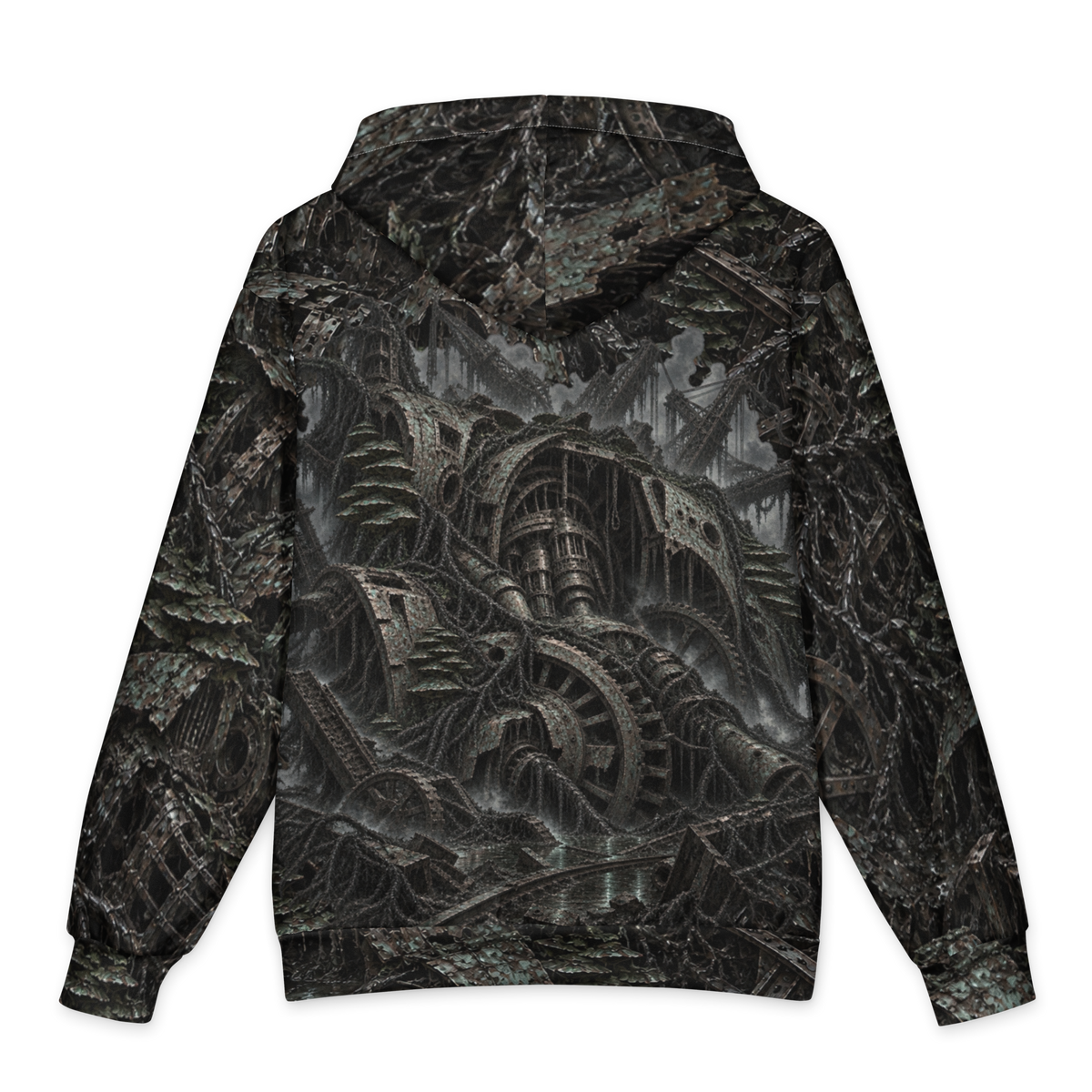 Rot and Iron Hoodie all-over print oversized hoodie, back