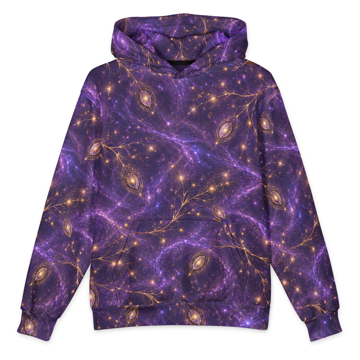 Eclipse Weaver Terrain Hoodie all-over print oversized hoodie, front