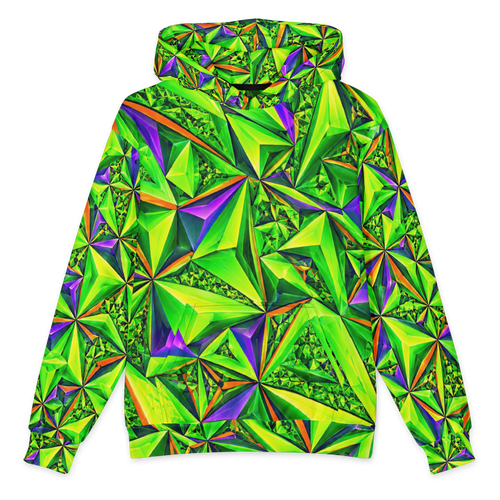 Acid Prism Terrain Hoodie all-over print oversized hoodie, front