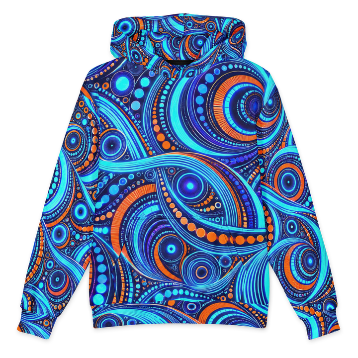 Cyan Overdrive Terrain Hoodie