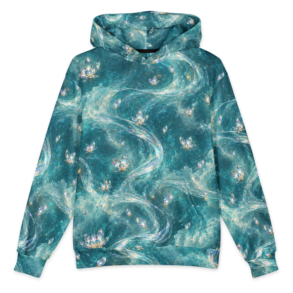 Prism Oracle Terrain Hoodie all-over print oversized hoodie, front