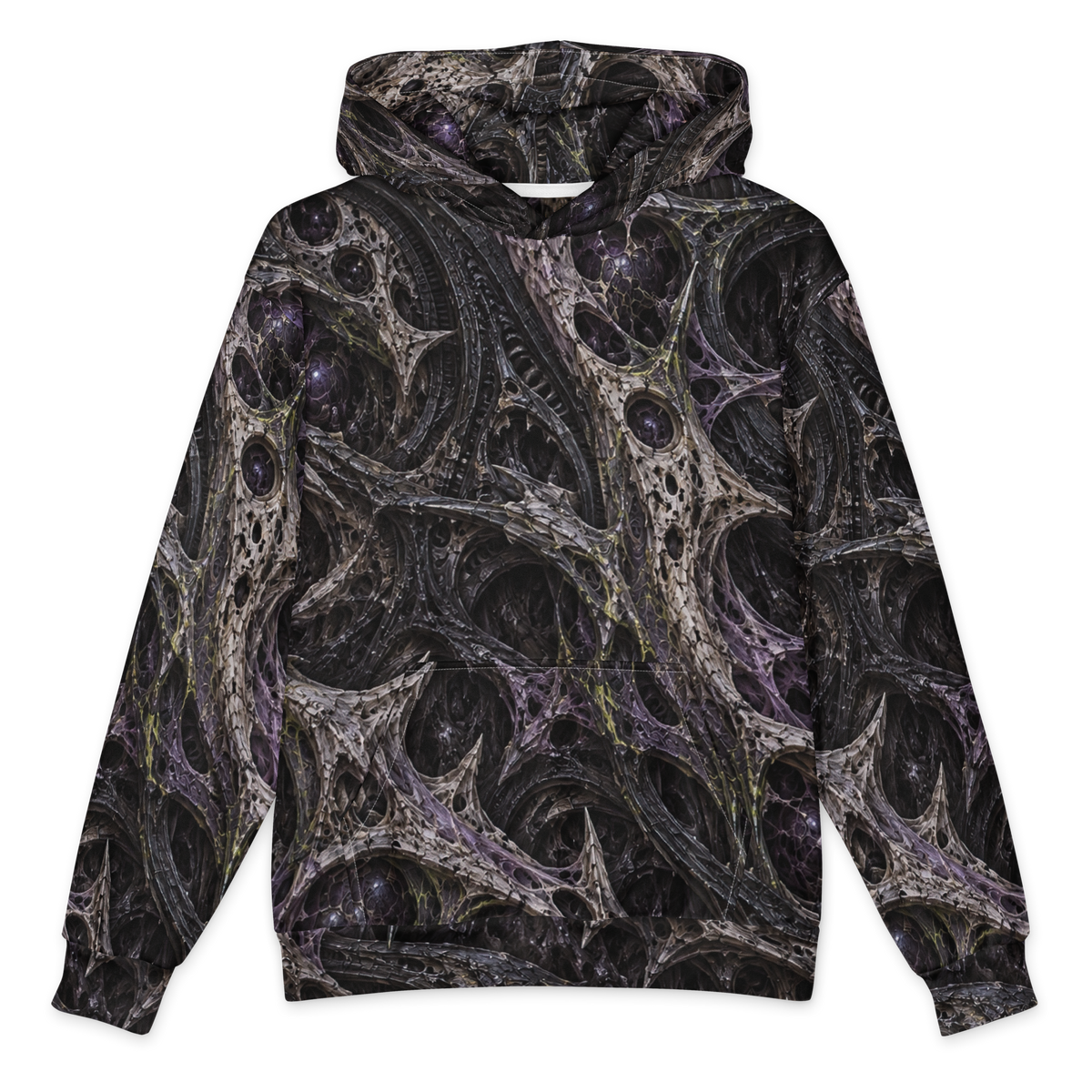 Breachborn Terrain Hoodie, all-over print oversized hoodie, front