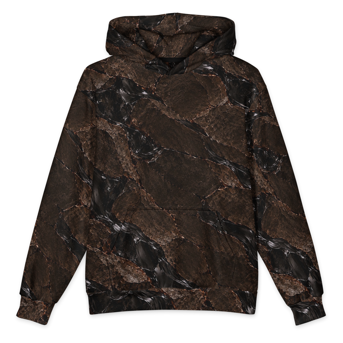 Lucid Detonation Terrain Hoodie all-over print oversized hoodie, front