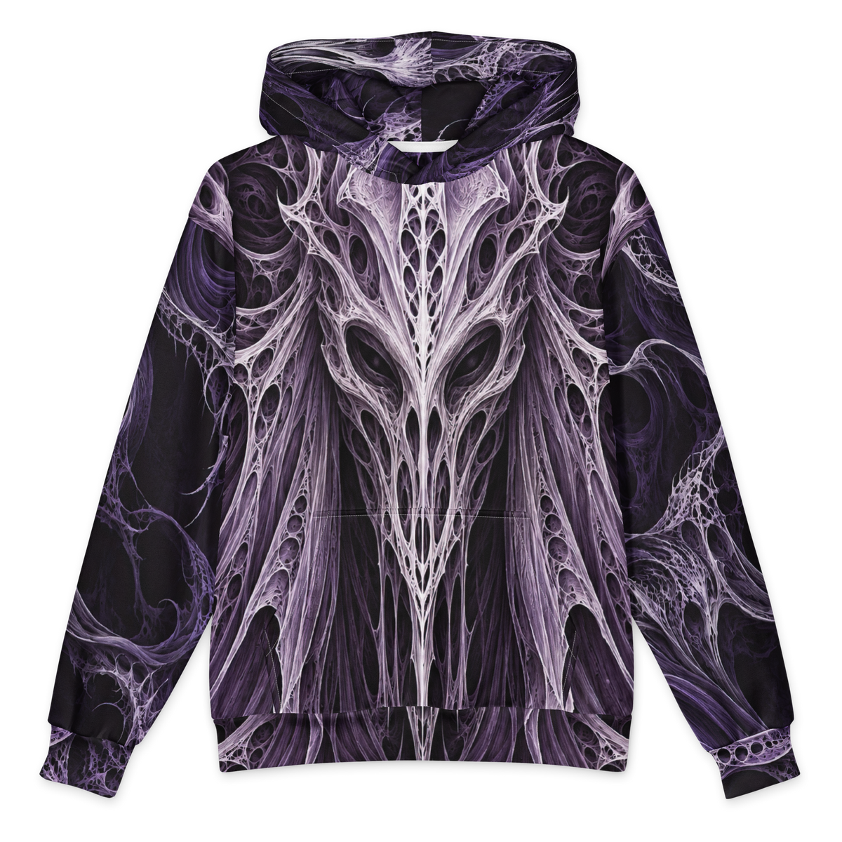 Wraithskin Violet Hoodie all-over print oversized hoodie, front