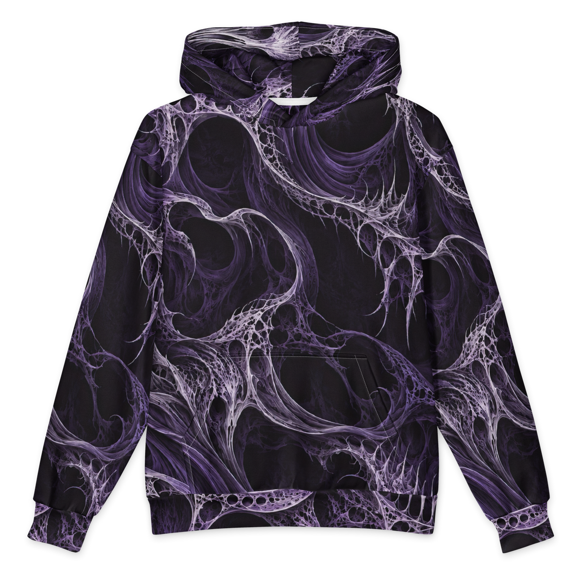 Wraithskin Violet Terrain Hoodie all-over print oversized hoodie, front