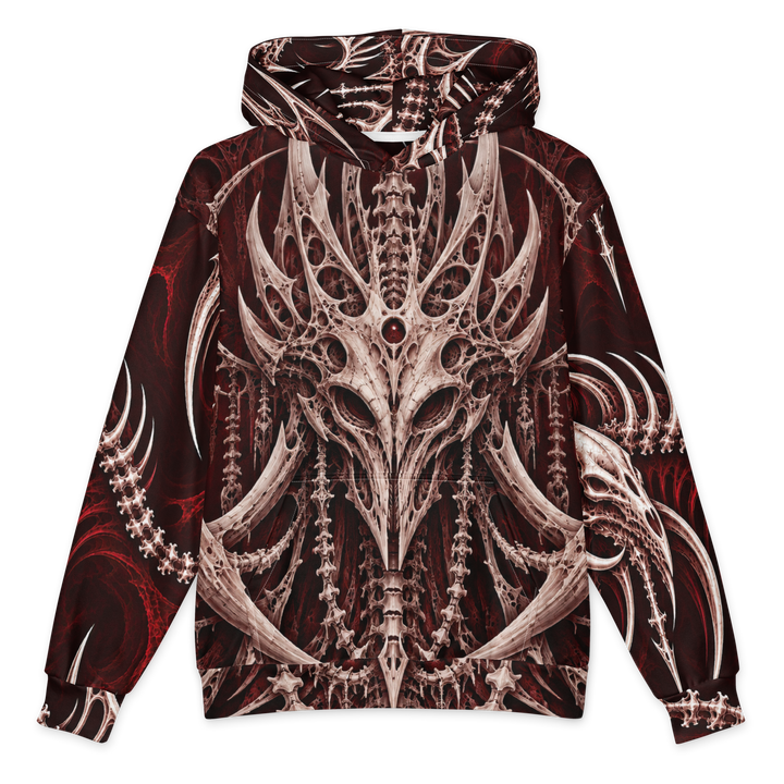 Ossuary Crown Oxblood Hoodie