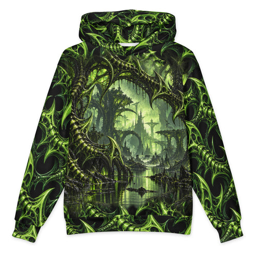 Venom Lace Hoodie all-over print oversized hoodie, front