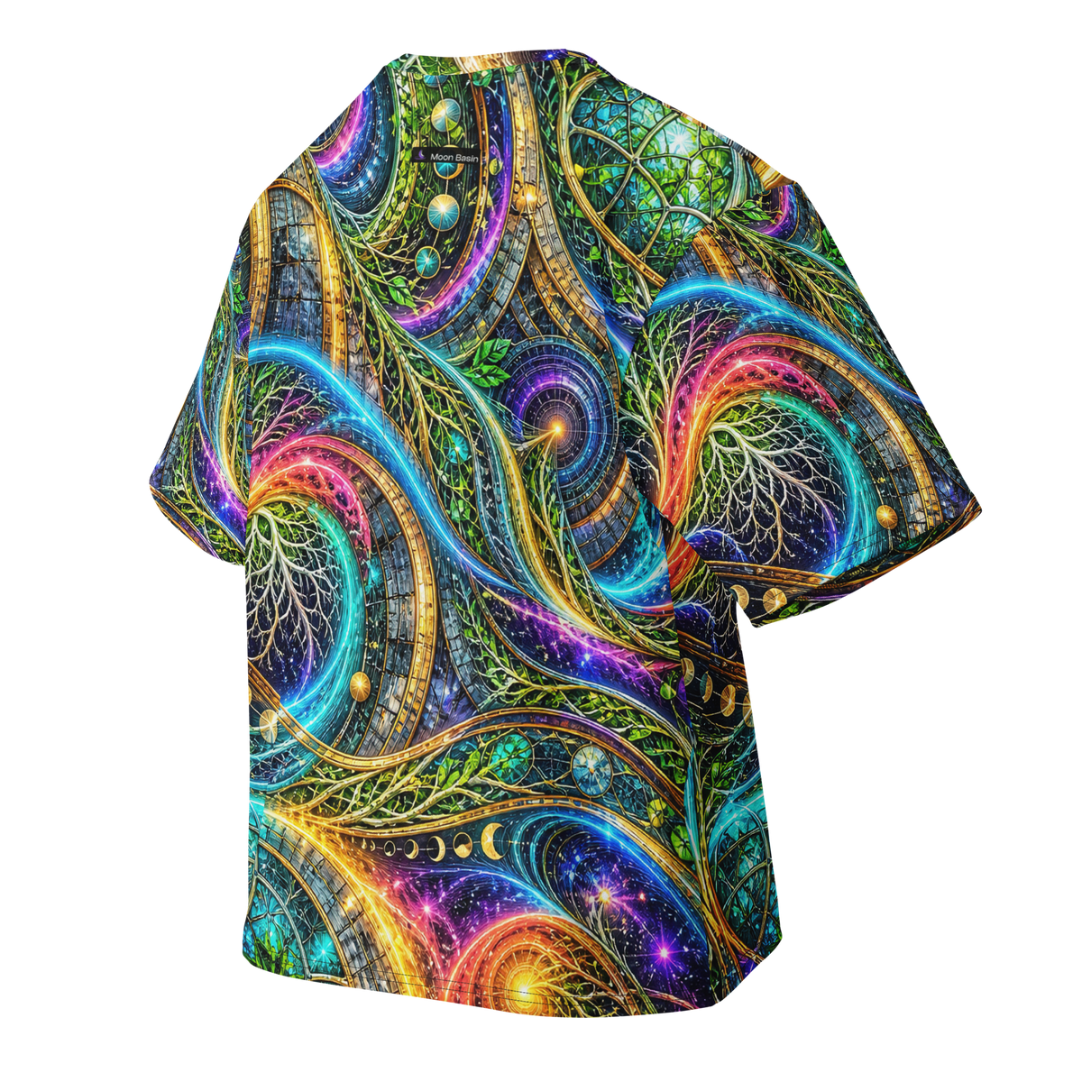 Ark Terrain all-over print oversized tee, back