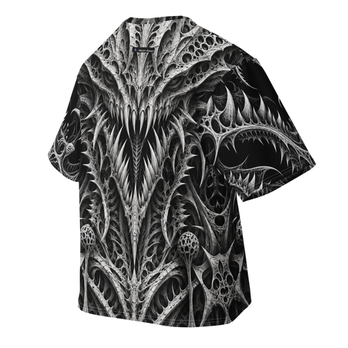 Thornjaw Obsidian all-over print oversized tee, back
