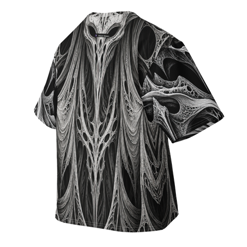Wraithskin Obsidian all-over print oversized tee, back