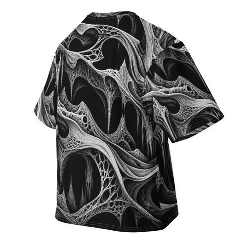 Wraithskin Obsidian Terrain all-over print oversized tee, back