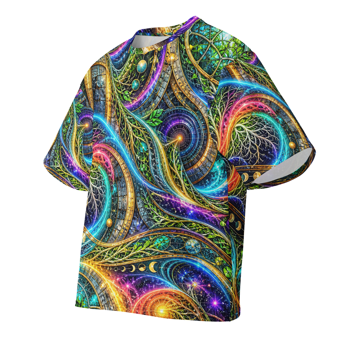 Ark Terrain all-over print oversized tee, front