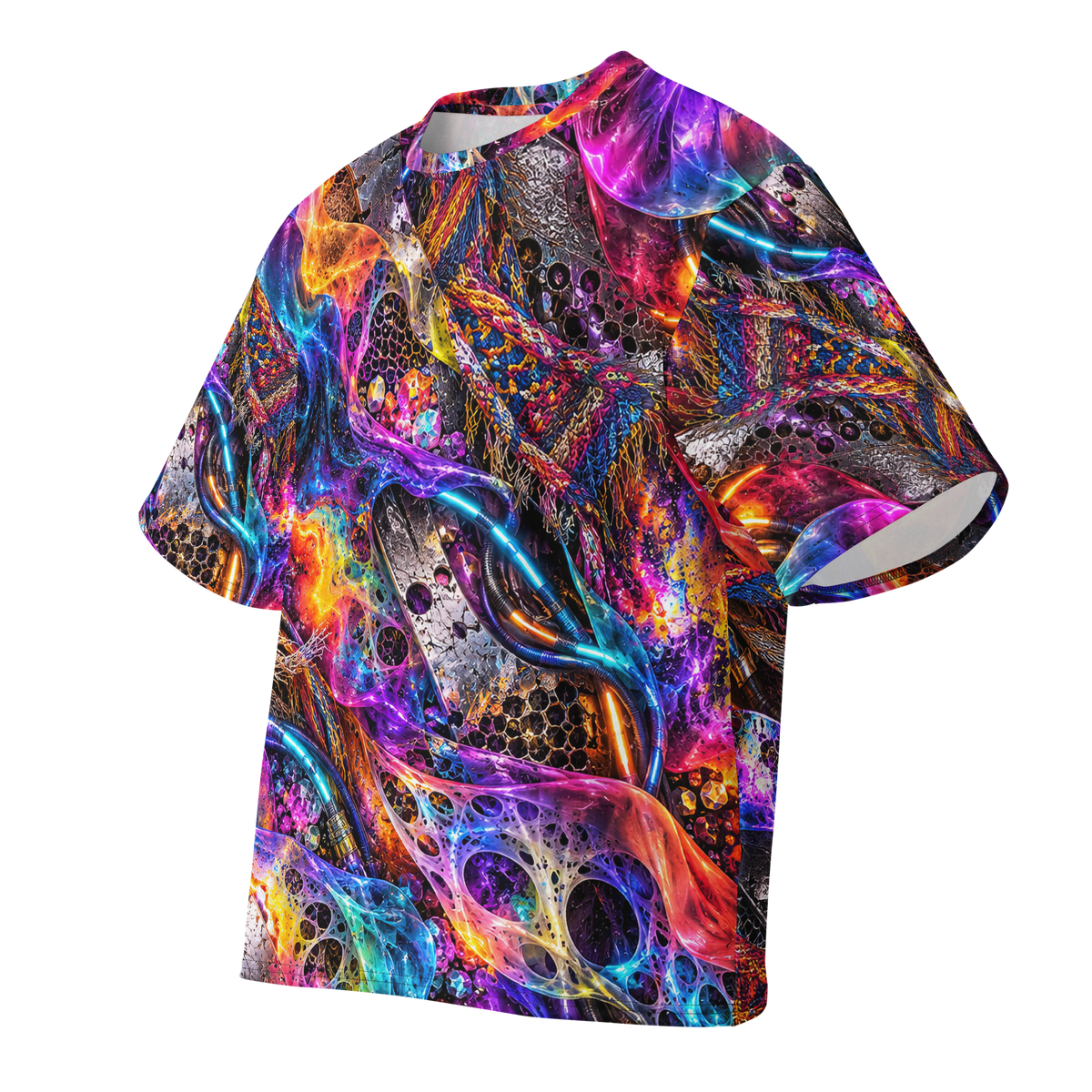 Exile Terrain all-over print oversized tee, front