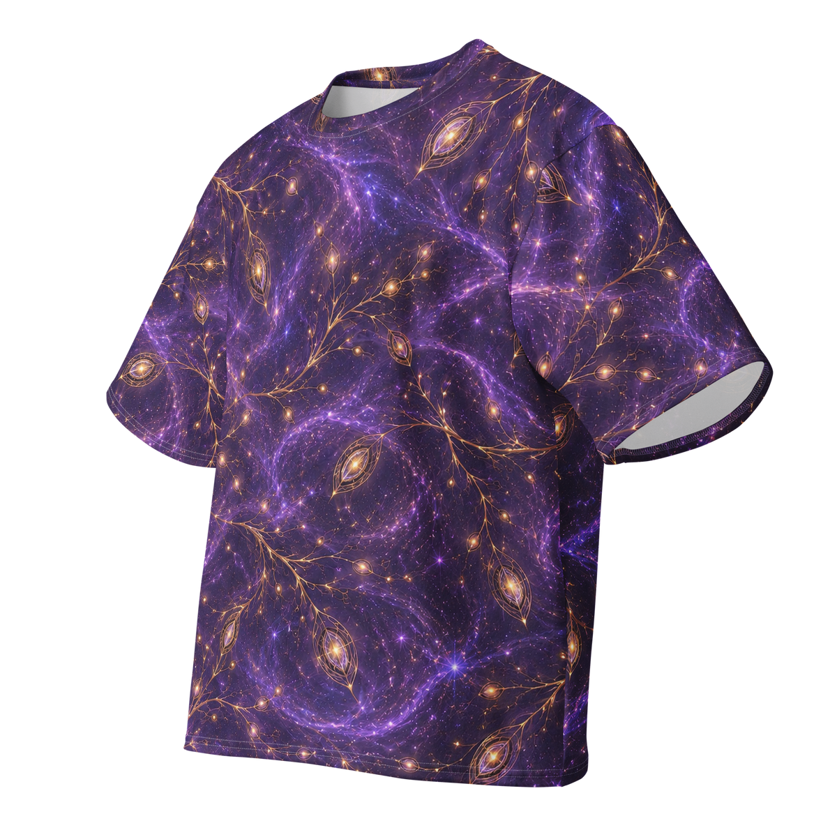 Eclipse Weaver Terrain all-over print oversized tee, front
