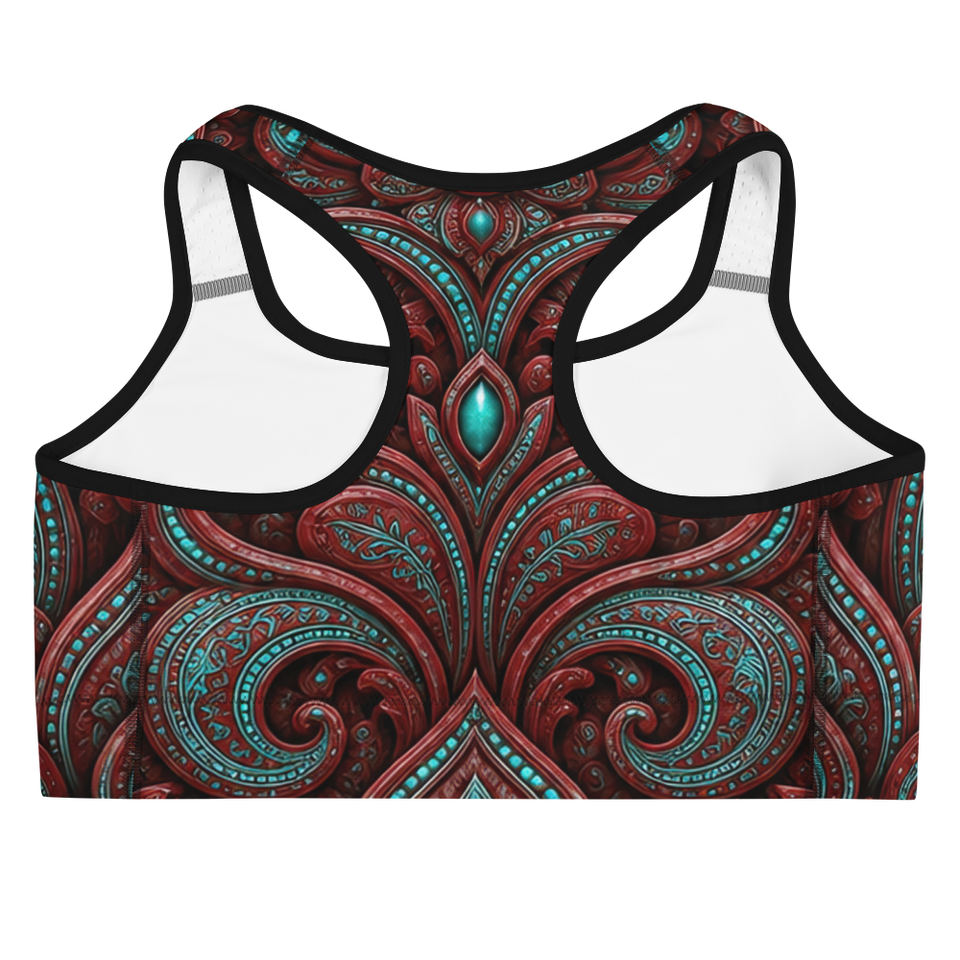 Raina Terrain Sports Bra, back