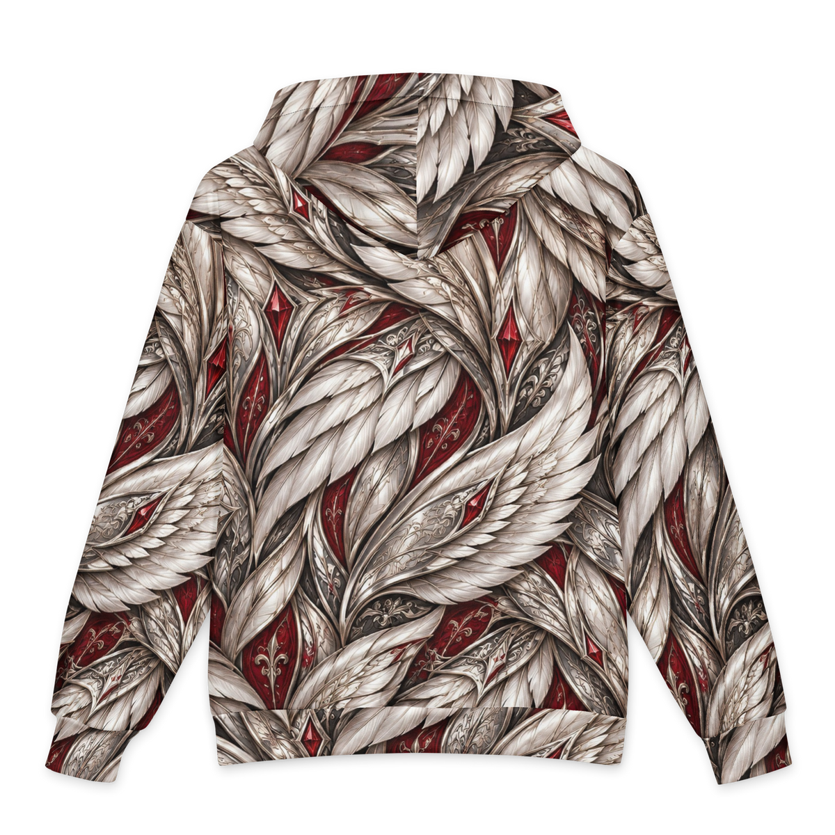 Andromeda Valkyrie Terrain all-over print oversized hoodie, back