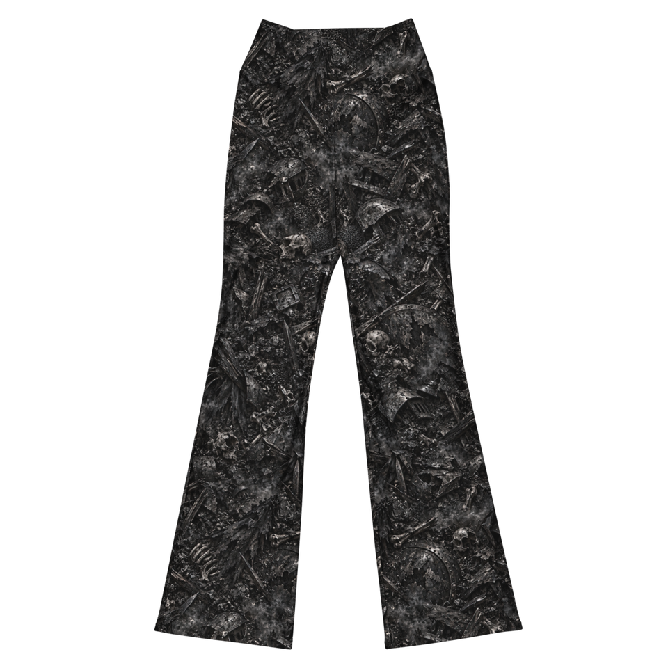 Ash and Bone Terrain Flare Leggings, front
